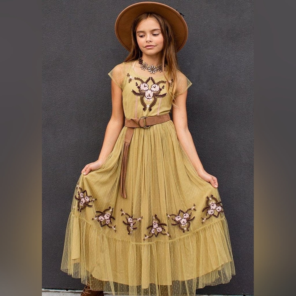 Beautiful boho style maxi dress